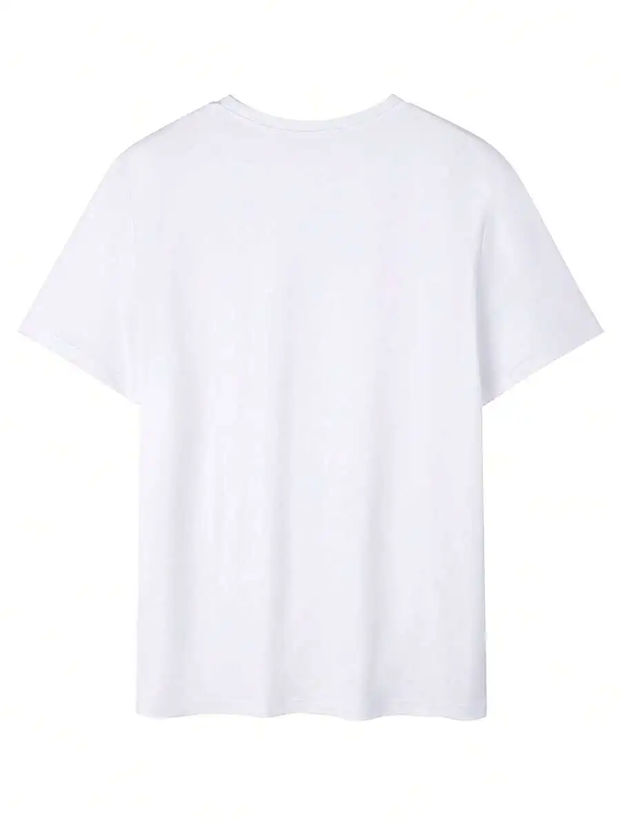 Men's Loose Fit Casual Graphic Print Short Sleeve T-Shirt image 3