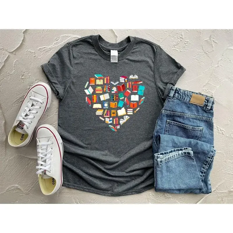 Book Lover T Shirt For Librarian Library Reader Reading Nerd
