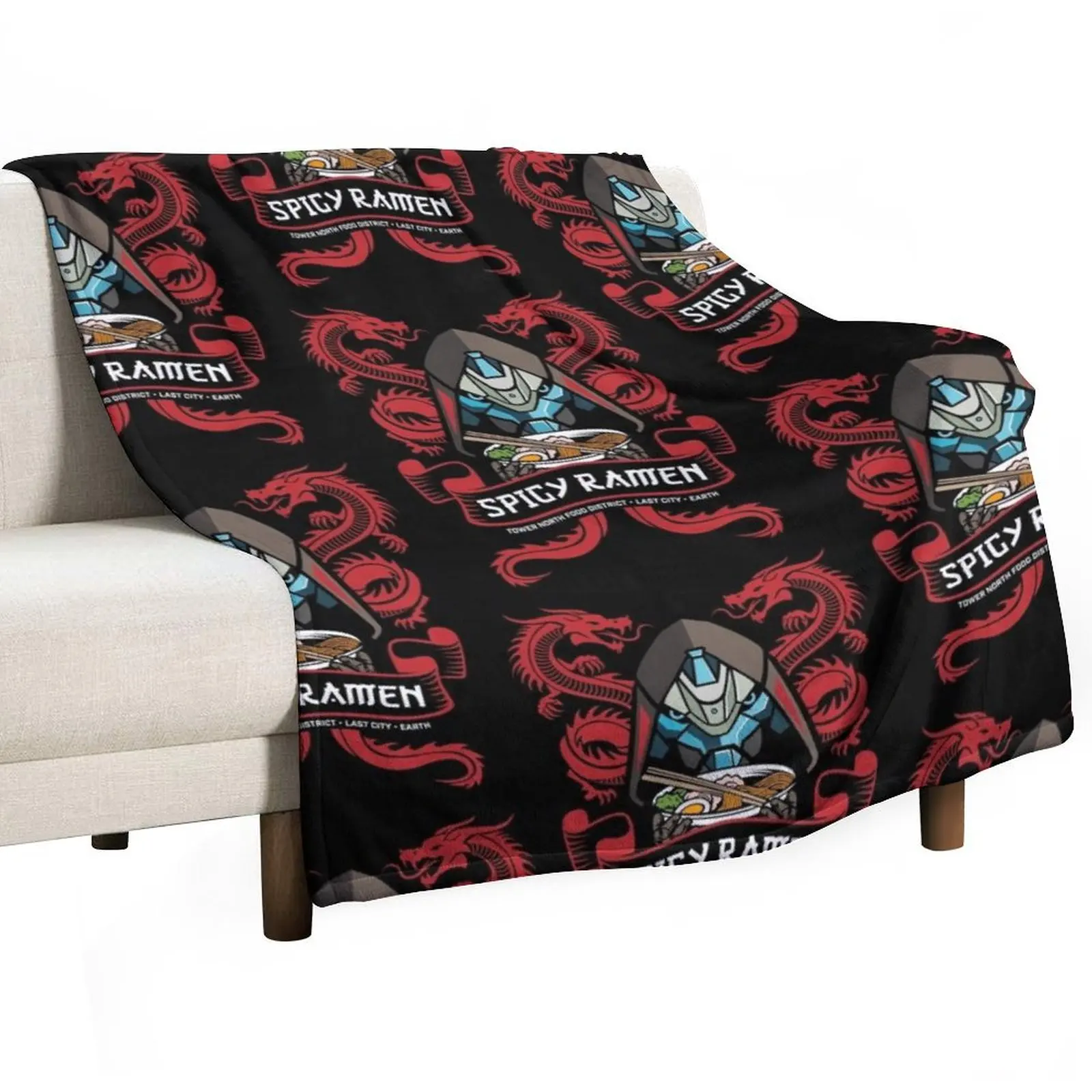 Ramen Shop Throw Blanket blankets and throws Cute Thermal christmas decoration funny gift for babies Blankets