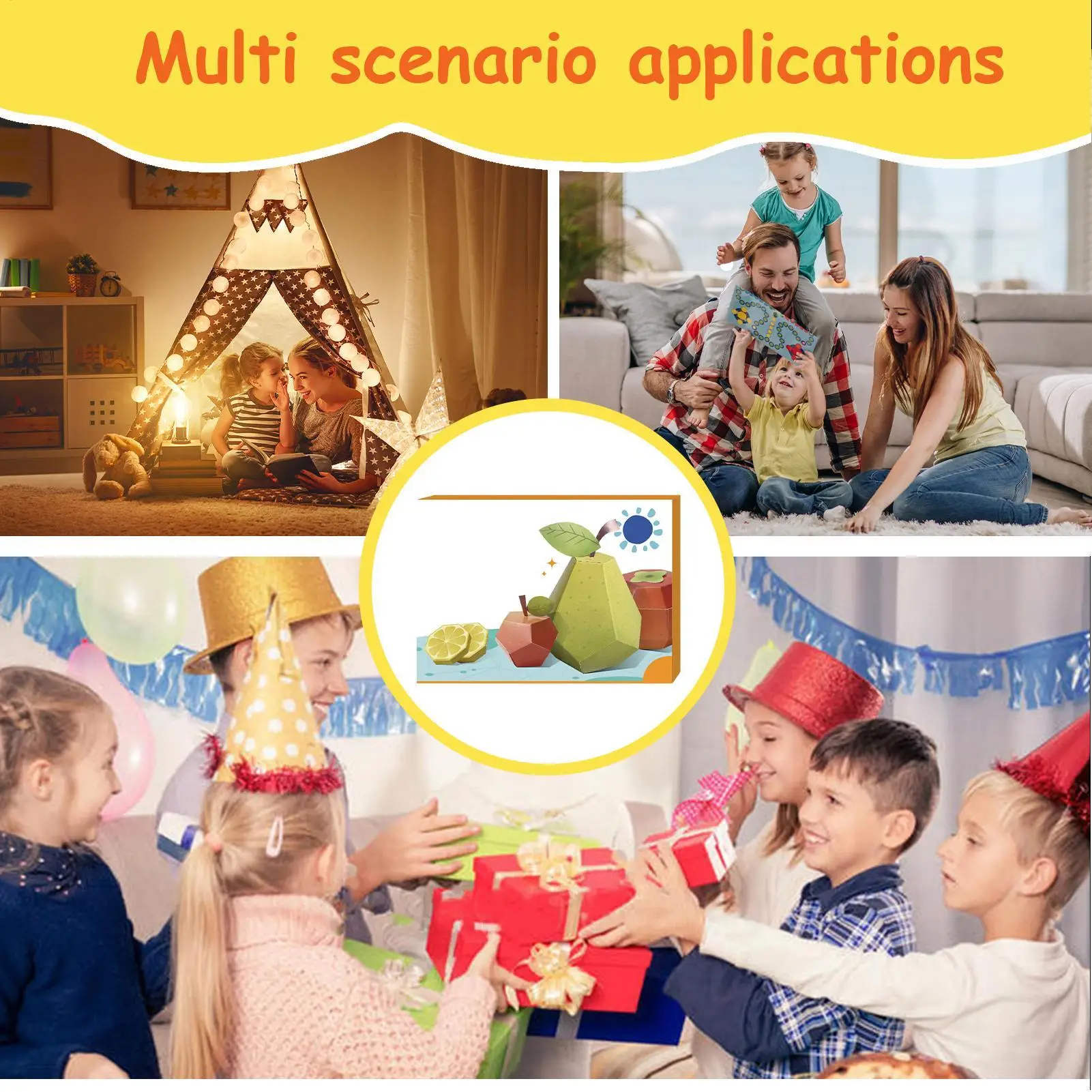 Paper Craft Kit 3D Paper Folding Book Educational Craft Project Set For Teens Beginners Enthusiasts Classroom School Home Girls