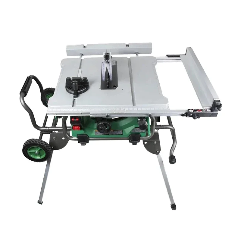 Woodworking Table Saw C10RJ(X) Dust-Free Cutting Machine 10-Inch Blade Mitre Saw Electric Circular Saw with Fold & Roll Stand