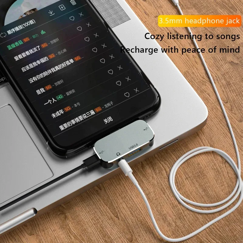 Type-C 拡張ハブ 3.55mm ジャック PD100W USB3.0/USB2.0/USB3.1 HDMI 対応 USB エクステンダー PC コンピューター ラップトップ スプリッター