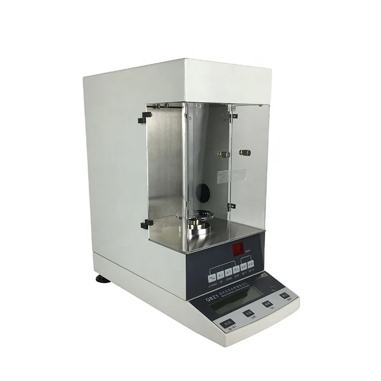 Auto Digital Liquid Oil Tensiometer Platinum Ring Interfacial Surface Tension Meter 220V Lab Electronic Tensile Strength