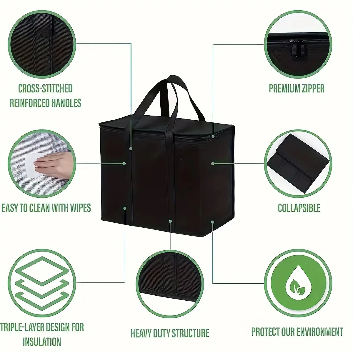 Tas Terisolasi Besar Menjaga M - Food Storage Keep Hot ulasan dan harga