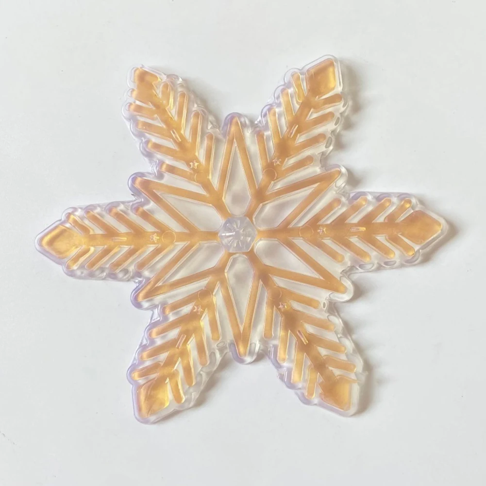 2pcs Snowboard Stomp Pads Plastic Snowflake Shape Anti-slip Sticker For Winter Snow Ice Snowboard Mat Replace Accessories