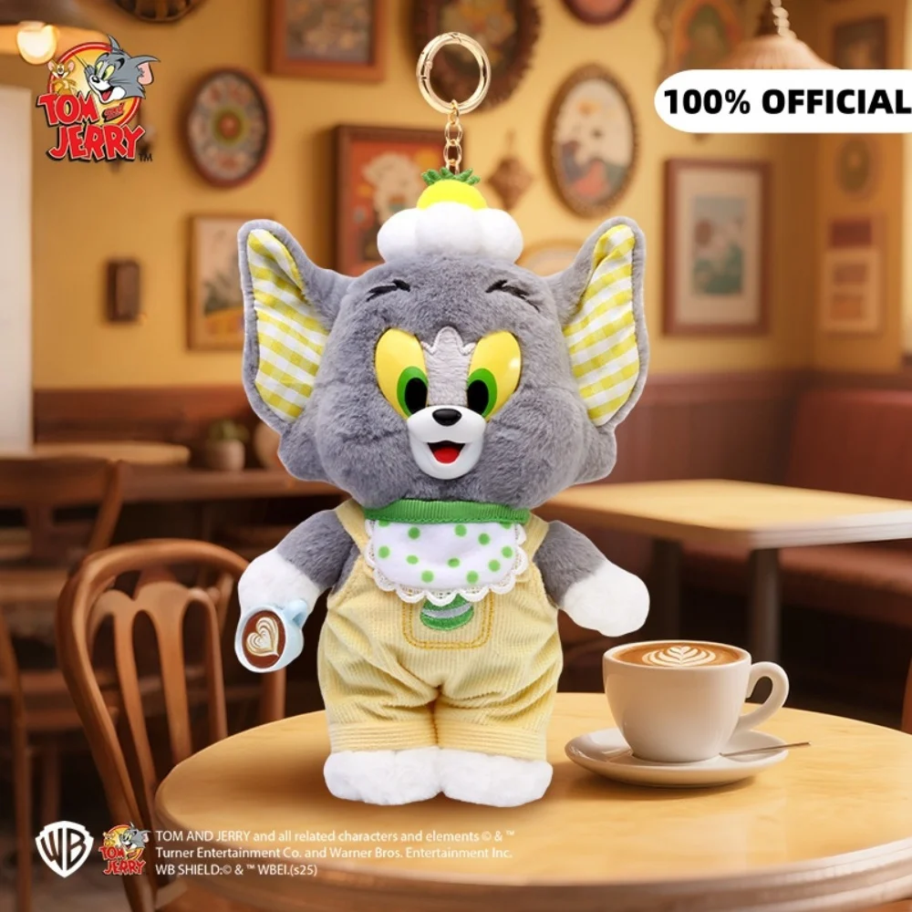

Genuine Tom And Jerry Plush Doll Cartoon Backpack Ornamental Dolls Keychain Clothing Detachable Mix-And-Match Girl Plushies Gift