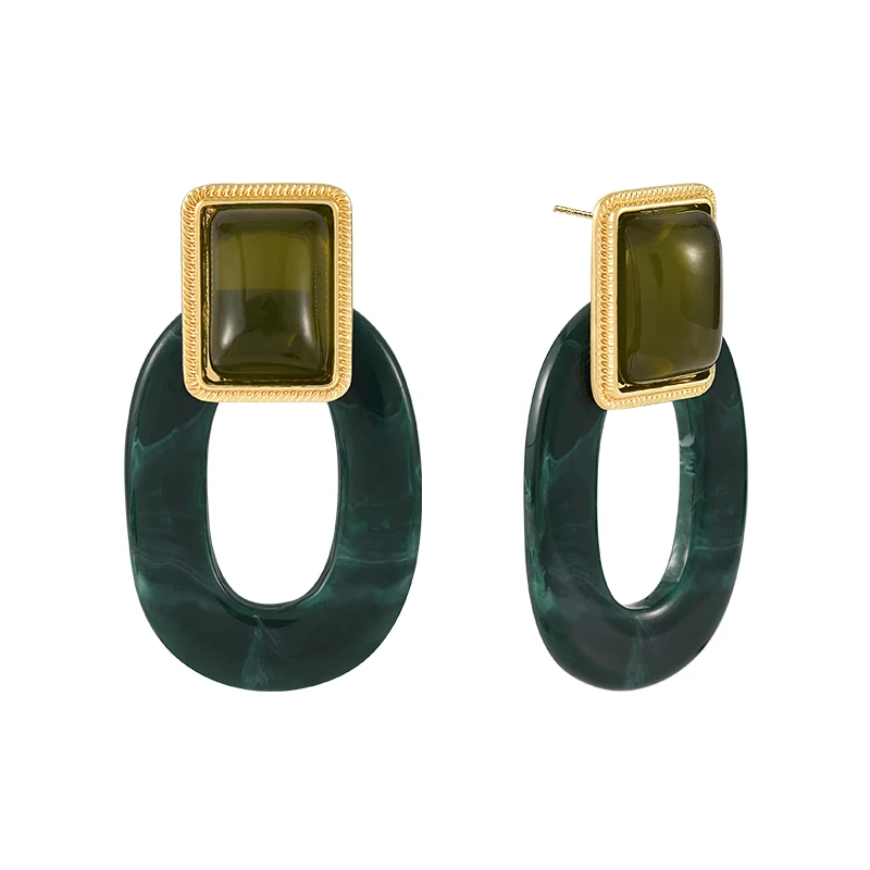 

Autumn and winter retro design sense niche exaggerated cold wind personality temperament earrings