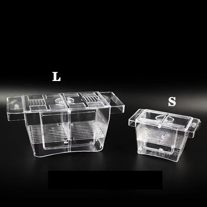 Transparent Acrylic Fish Tank Breeding Isolation Box Aquarium Hatchery Incubator Holder Juvenile Hatchery Self-floating Fry Box