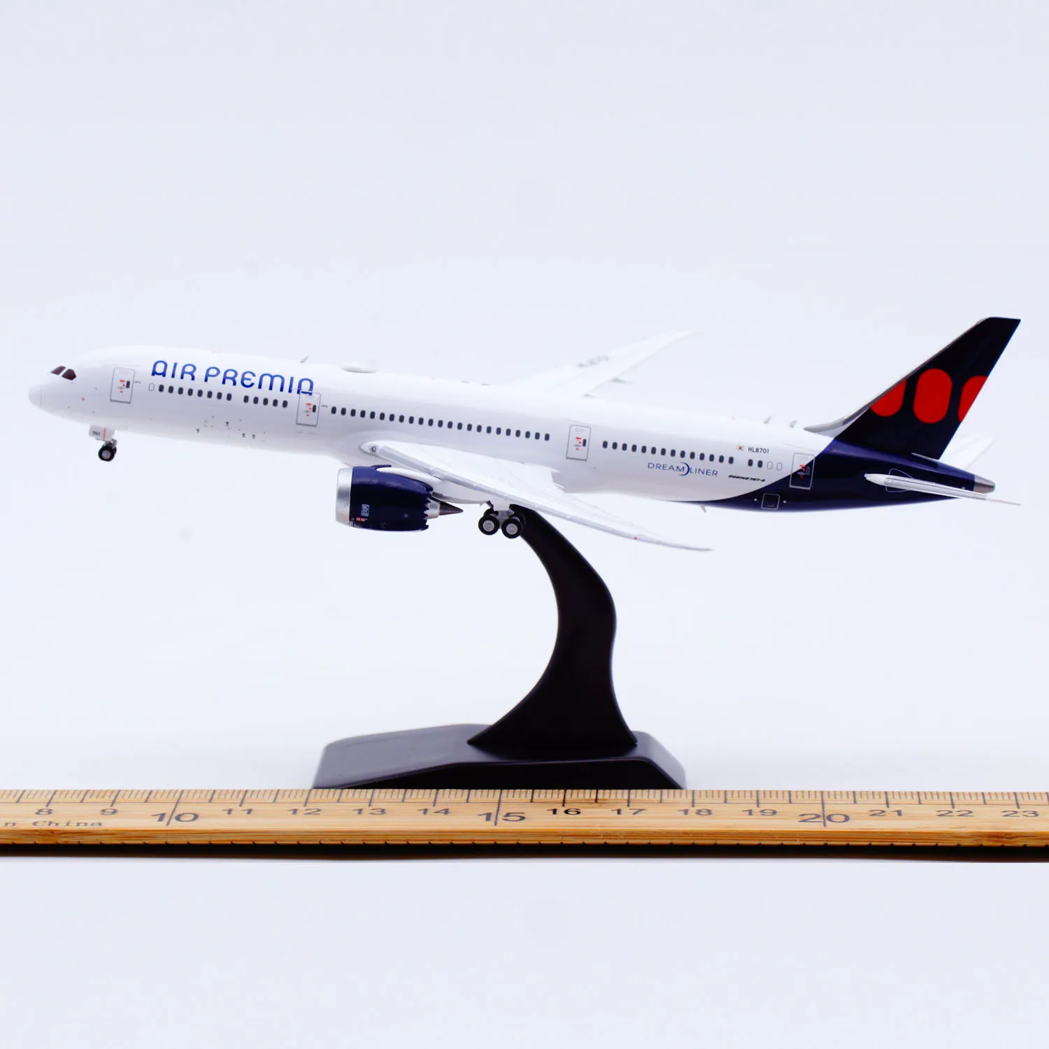 SA4085 سبيكة تحصيل طائرة هدية JC أجنحة 1:400 الهواء بريما "Dreamliner" بوينغ B787-9 دييكاست طائرة طائرة نموذج HL8701
