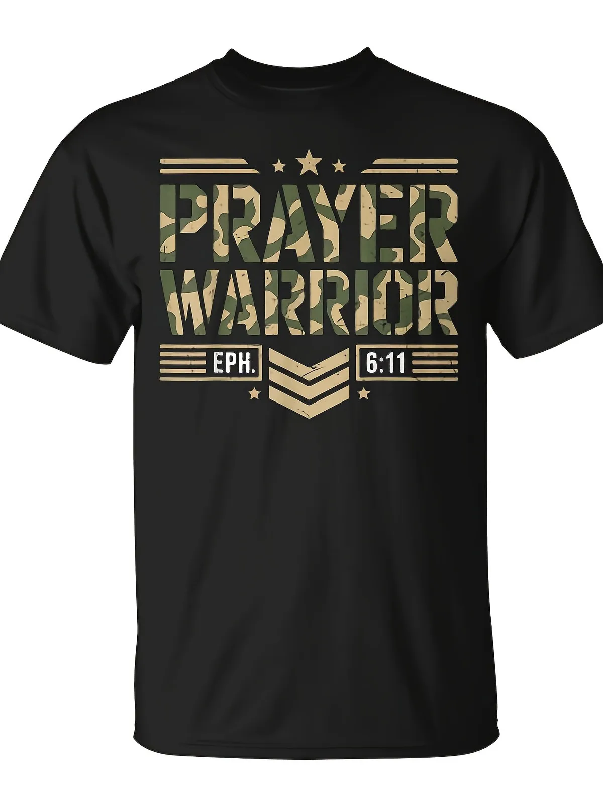 

Christian Faith Armor of God Camo Graphic Men's T-Shirt