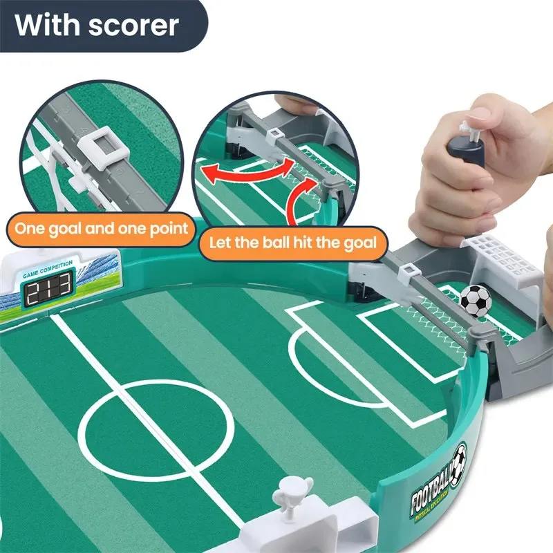 Mini Soccer Table Football Board Game For Family Party Game Tabletop Play Ball Soccer Portable Sport Outdoor Toy Bithday Gift