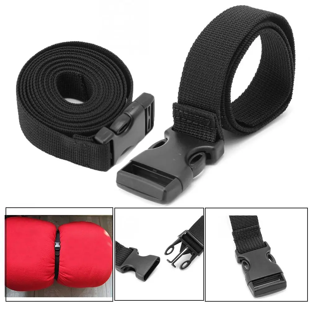 

0.5~3M Sleeping Bag Tighten Outdoor Camping Tool Travel Tied Kits Belt Strap Down Luggage Holder Nylon Cargo Tie