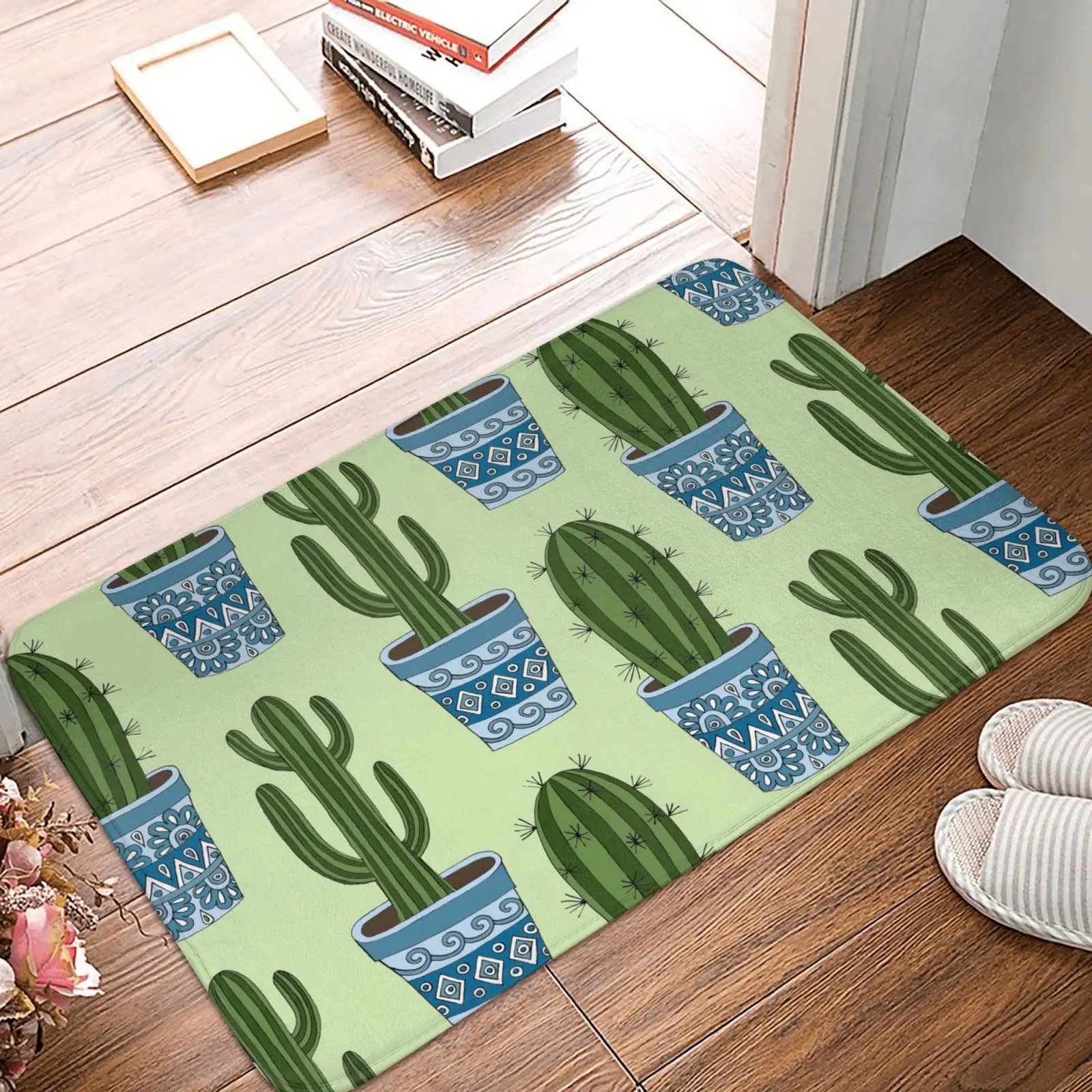 

Doorway Cactus Printing Mat Entrance Mat Doormat entrance door Bath mat welcome mats for front door kitchen mats customized mat