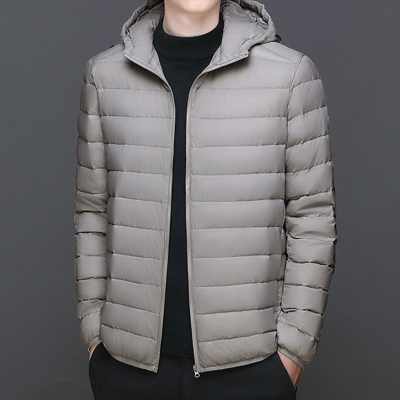 

Lightweight,stylish,and Comfortable Puffer Jackets Men's Water Repellent Hooded Quilted Jacket Padded Coat Male Jacket