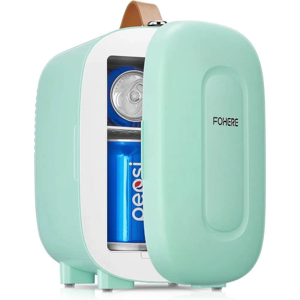 Mini nevera 5l,usb/ca 220v/cc 12v, comética pequeña nevera para dormitorio, silencioso, portátil y compacto, para coche, consola