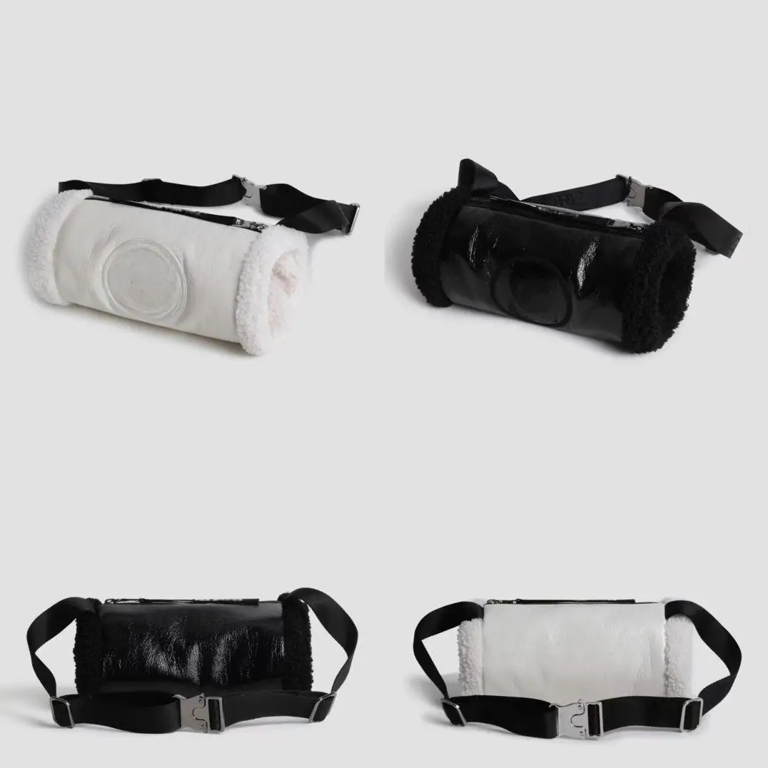 

Женская модная поясная сумка-грелка для рук на флисовой подкладке для гольфа (осень/зима) с отделениями для хранения, стильная сумка через плечо