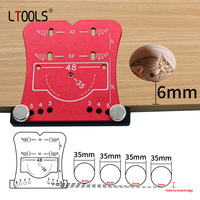 35mm Woodworking Hinge Hole Opener Punching Tools Punch Locator and Limiting Frame Special Door Panel Hinge Positioning Template