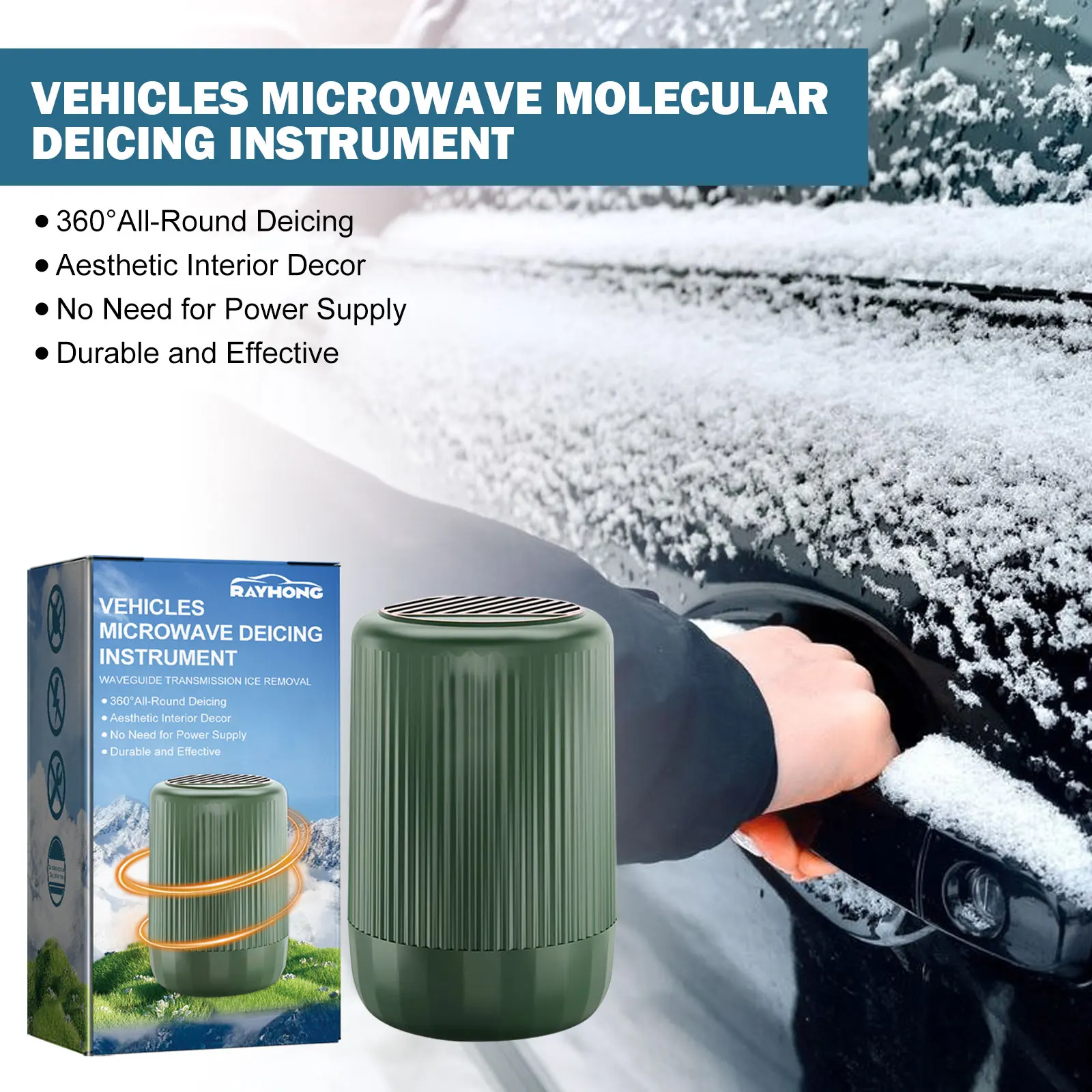 

Портативный автомобильный обогреватель премиум-класса — обогреватель для размораживания лобового стекла, автомобильный инструмент с быстрым нагревом для зимнего вождения