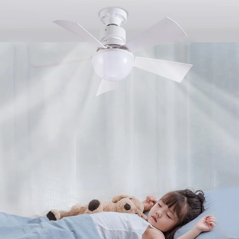 

30W Ceiling Fans Lamp with Remote Control Decorative Ceiling Fanlight 3 Speeds Adjustable Chandelier Fan Lamp for Home Bedroom