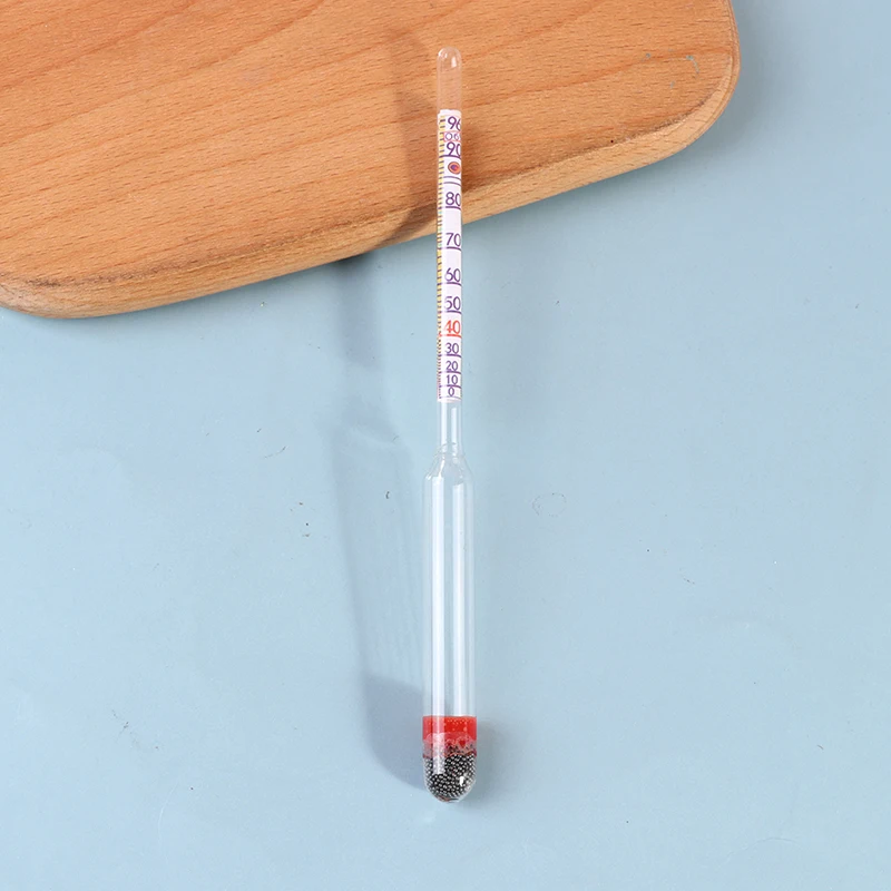 Household Alcohol Meter 0-96 Distillation Alcohol Machine Fermentation Brew Hydrometer Tester For Any Alcohol Product