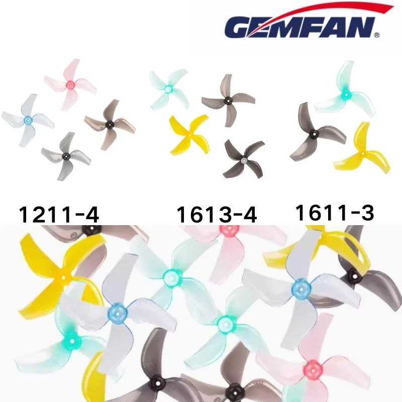 Gemfan 1211 1613 1611 Propeller 3 Blatt 4 Blatt Multirotor Prop für RC Pavo Femto Bürstenlosen BWhoop FPV Racing Quadcopter 8 Paar
