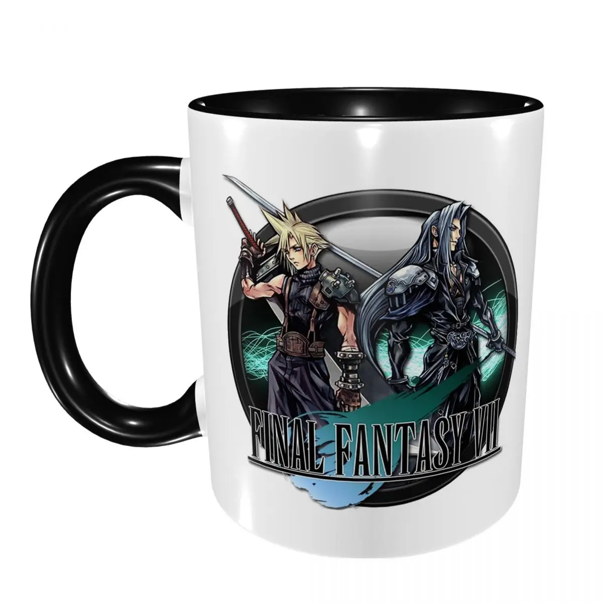 Cloud Sephiroth Final Fantasy VII Mug Funny Ceramic Coffee Cups Tea Mugs Milk Cup Drinkware Gift for Woman Man