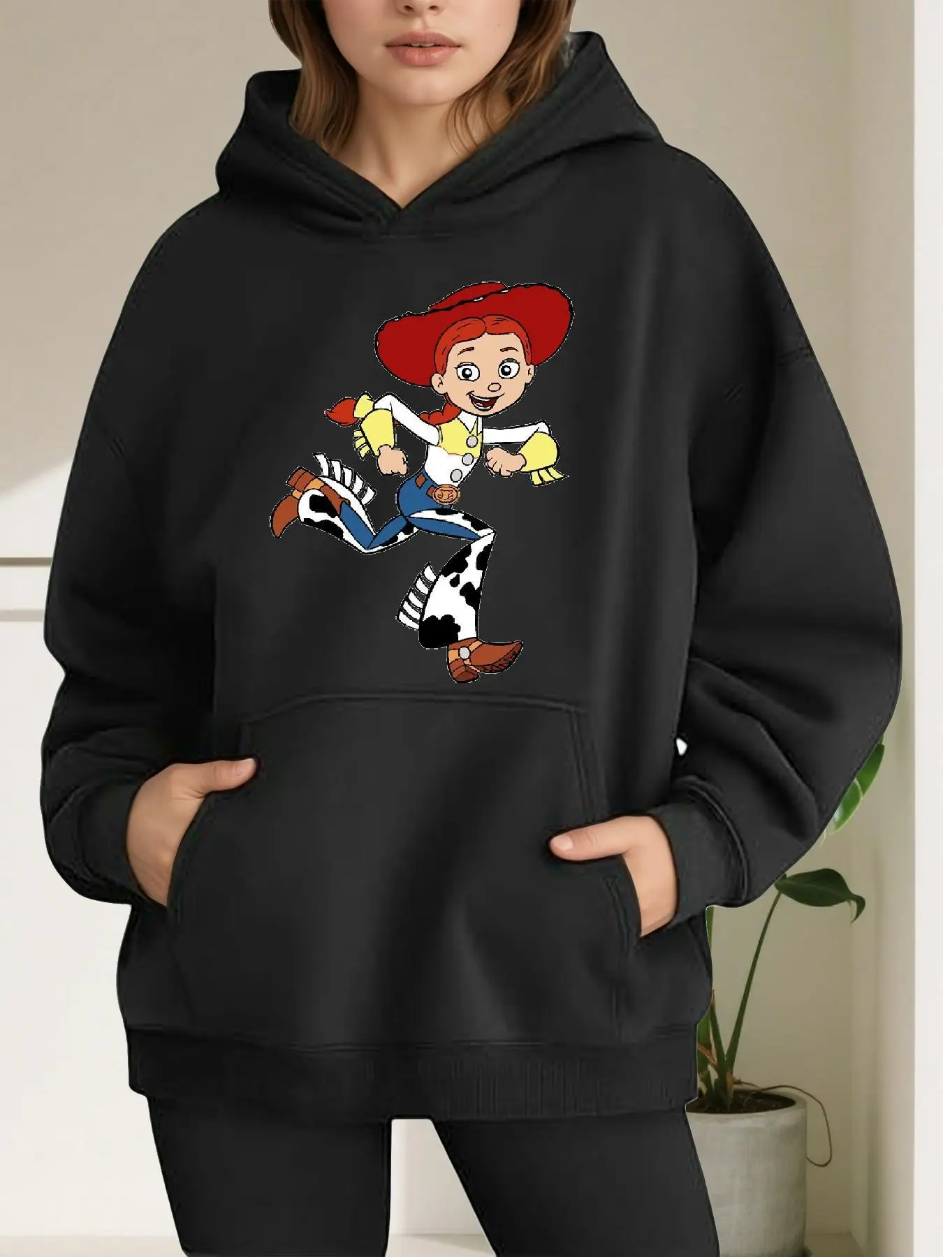 Disney Toy Story Jessie Women Hoodie Autumn Winter Casual Unisex Pullover Sweatshirt Clothing Hoody Streetwear Oversized
