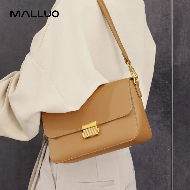 

Women's Cowhide Genuine Leather Shoulder Bag Luxury Designer Handbag Ladies Fashion Versatile Underarm Crossbody Bags for Female