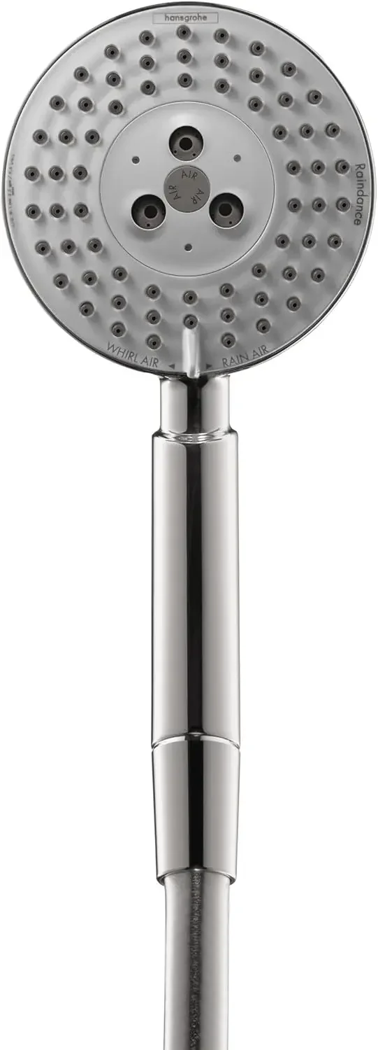 hansgrohe Raindance S Easy Install 4-inch Handheld Shower Head Modern 3 RainAir, BalanceAir, Whirl 28504001