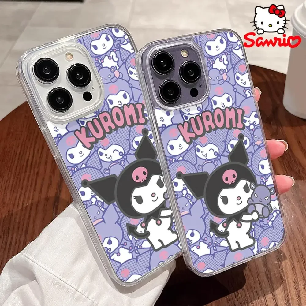 Sanrio Kt Iphone 13 Case Iphone 16/15/14/13/12/11/x/xs/xs Max/pro Max Woman Phone Case Hello Kitty Cute Accessory Brithday Gift