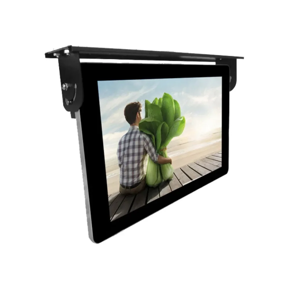 hot sale 22 inch business car video taxi lcd advertising player with internally louder speaker (MBUS-220A)