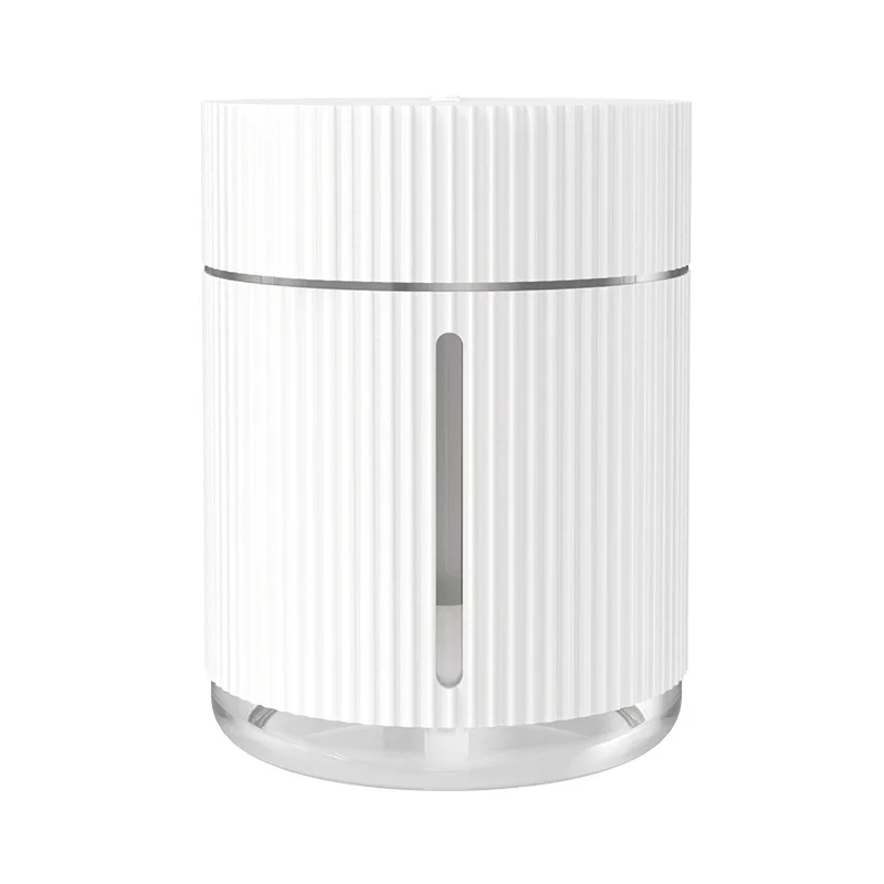 USB Rechargeable Home Portable Ultrasonic Humidifier with Air Diffuser & Color-Changing Lights 1200ml Capacity Humidity Control