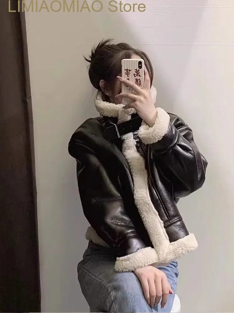 New Women's Winter Jackets Autumn Long Sleeve Casual Pocket Coats Female Vintage Stand  Collar Streetwear