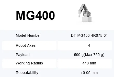 High-Precision 4-Axis Desktop Educational Robotic Arm with Motion Control for Industry Training view 4