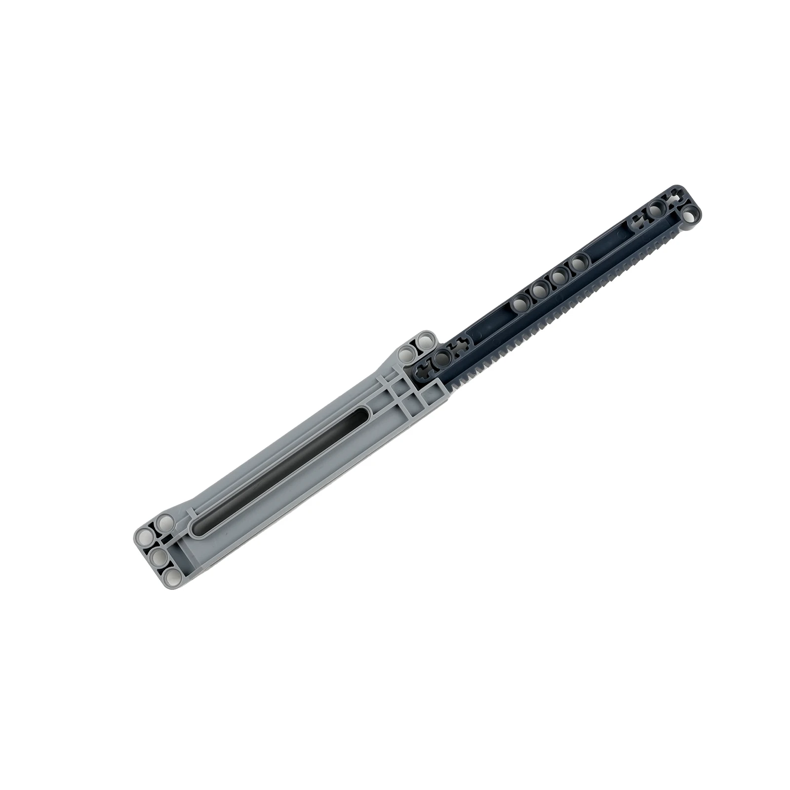 MOC Technology Parts 18942+18940 1x14x2 Rack Chute Assembly Push Rod Rack Assemble Putter Building Blocks Bricks Replacement