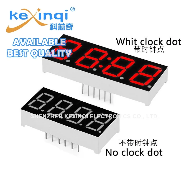 Imagem -02 - Led Digits Display Board 0.28 Libras 0.36 Libras 0.4 Libras 0.56 Libras 0.8 Polegada 1bit 2bit Cátodo Segmentos Peças Vermelho