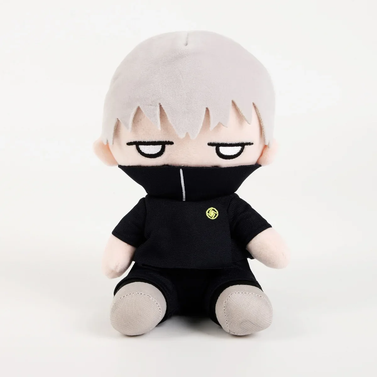 23CM Jujutsu Kaisen Satoru Gojo Kawaii Plush Pendant Round Dumpling Tumbler Peripheral Collection Accompany Gifts Toys Game