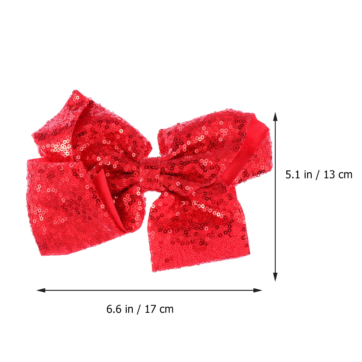 Extra Large Child Hair Clip Lined Alligator Clips Bow Barrette Bowknot Barrettes