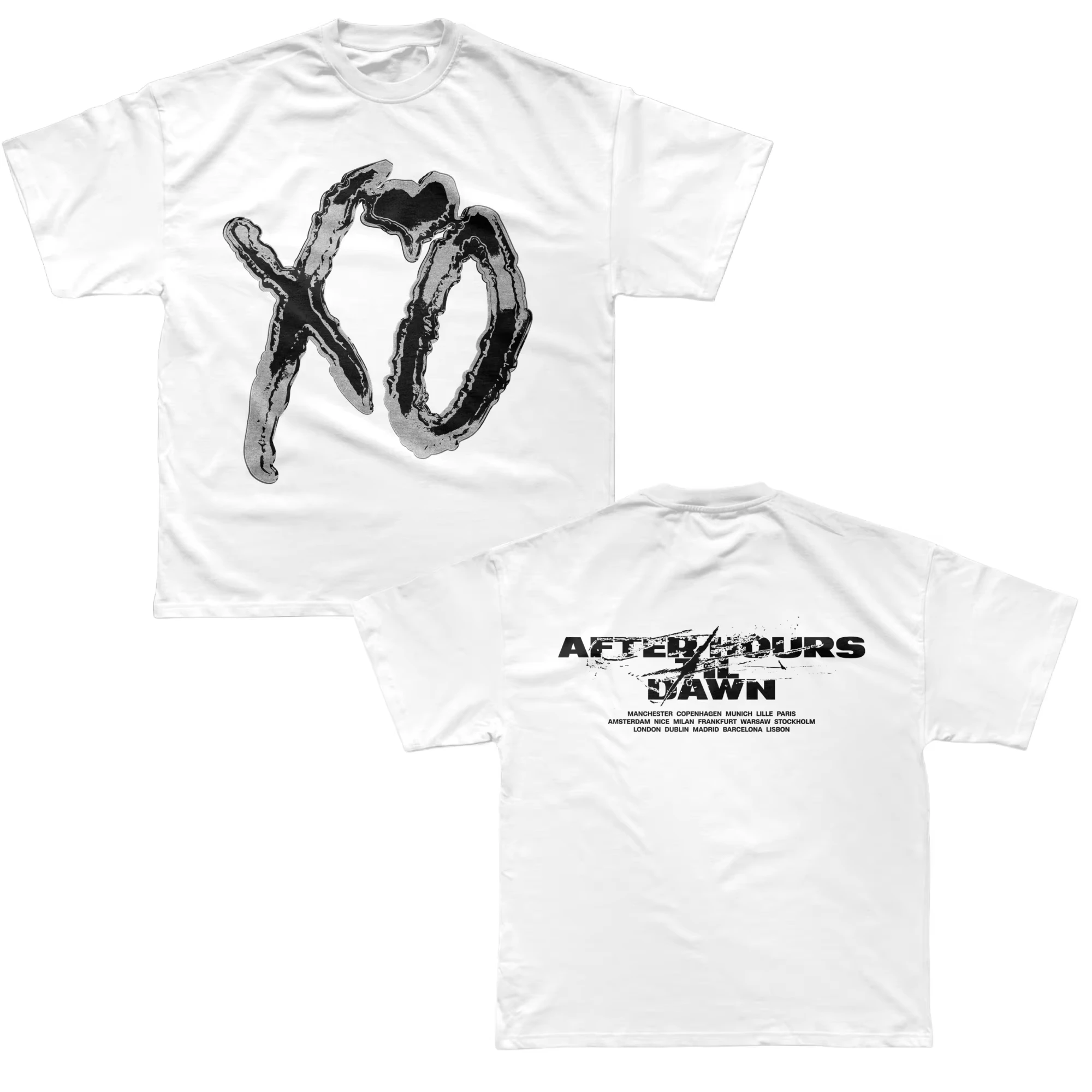 The Weeknd After Hours Til Dawn AHTD Tour 2026 T-shirt Men and Women Cotton Y2K Clothing Cotton Oversized Unisex Streetwear soft