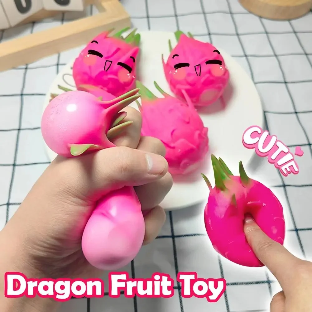 1Pcs Squishy Fruit Apple Fidget Toy Squeeze Stress Relief Hand Toy Anti-Anxiety Fruit Stretchy Slow Rising Toy Creative Gift