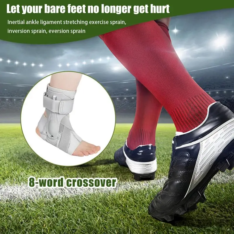Penahan pergelangan kaki untuk pria, pergelangan kaki terkilir, kompresi Ankle dapat diatur nyaman elastis bernapas