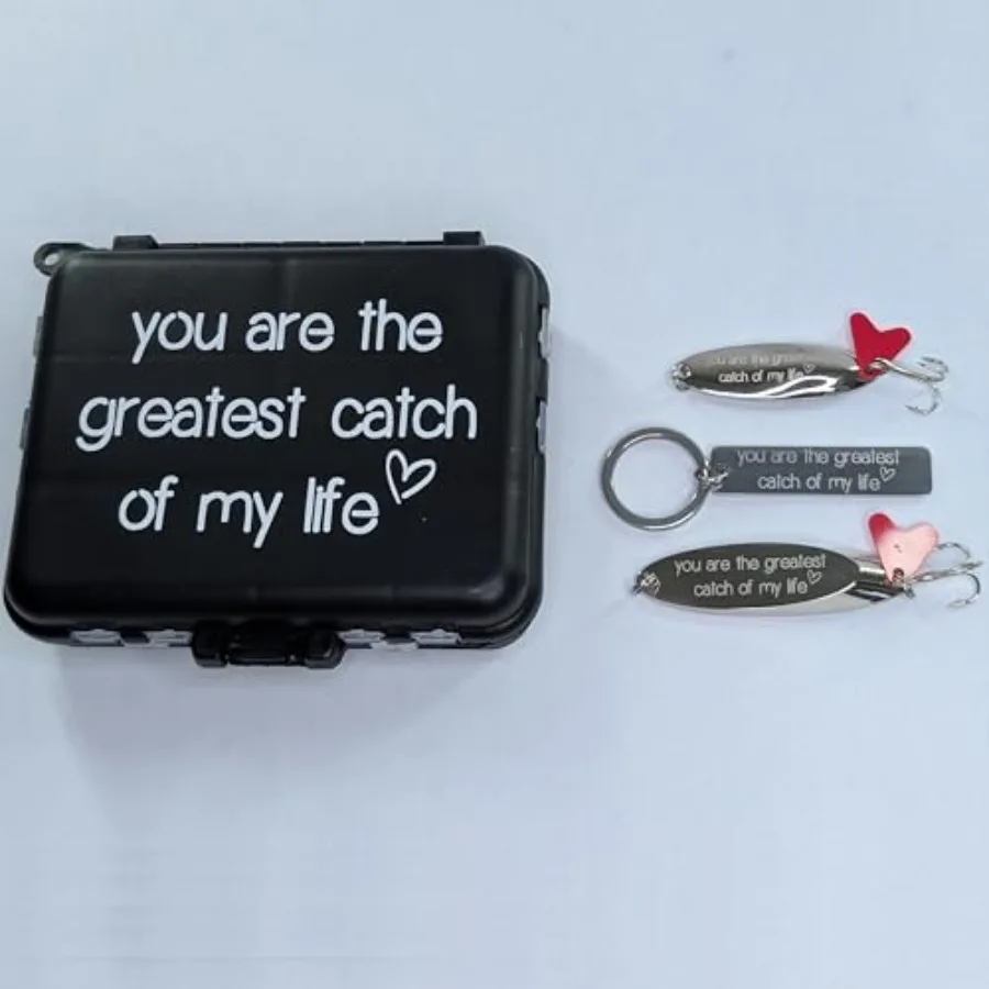 

You are The Greatest Catch of My Life Fishing Lure: Engraved Fishing Lure Gift