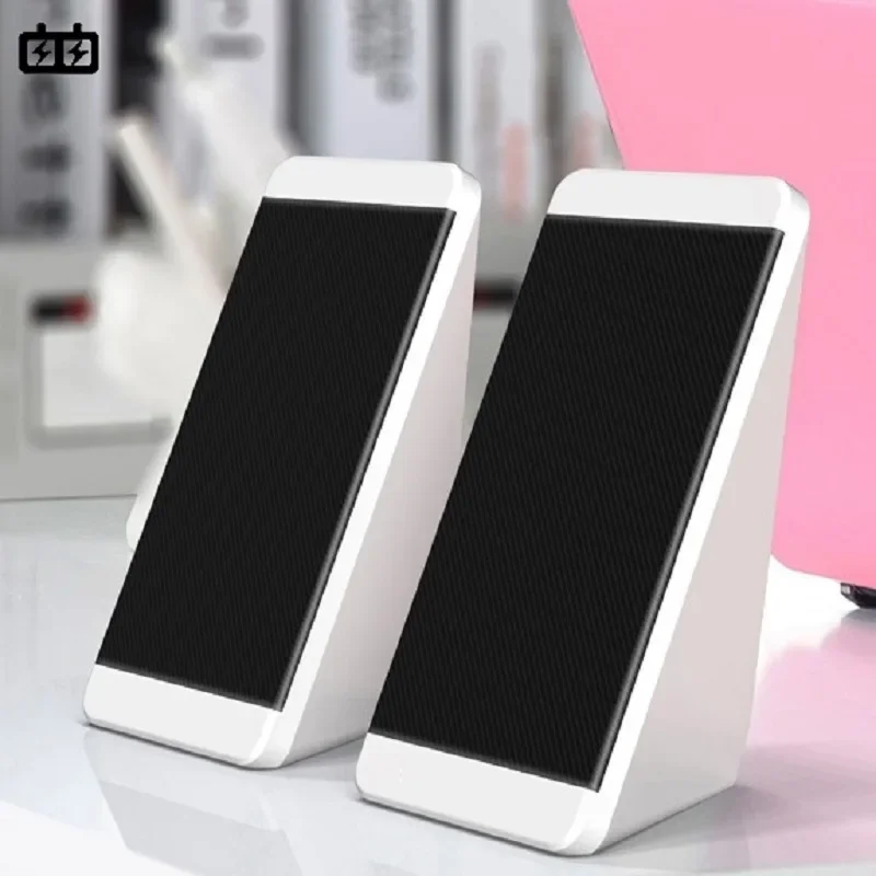 

A Pair of Computer Speakers PC Speaker Horn for Laptop Desktop Phone Audio+USB Multimedia Wired Loudspeaker