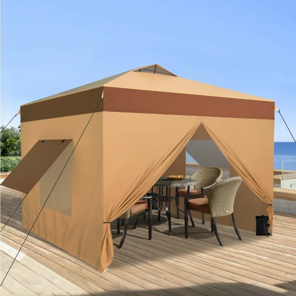 

Коммерческий складной шатер-тент 3х3 м для мероприятий, водонепроницаемый, с боковыми стенками