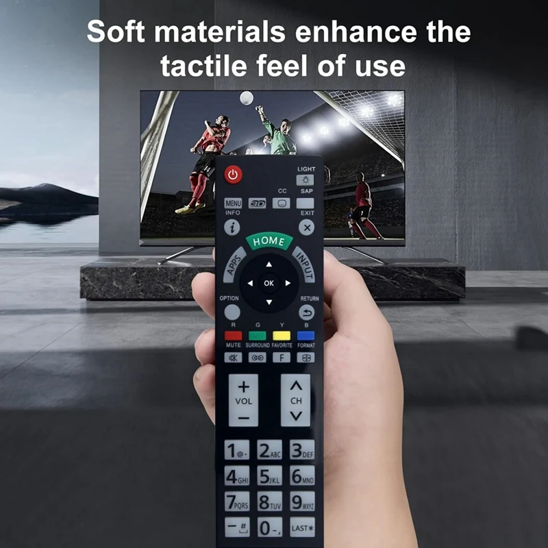 Заменено N2QAYB 000862   Пульт дистанционного управления для телевизора Panasonic TC-P55VT60 TC-P60VT60 TC-P65VT60 TC55DT50 TCL42ET5 TCL47DT50 TCL47ET5