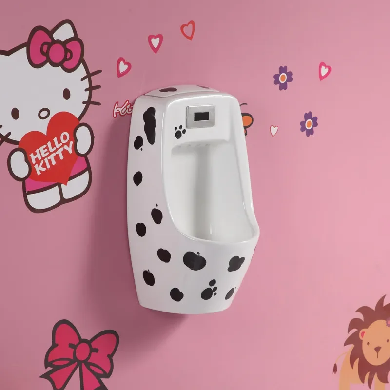 for Kindergarten Ceramic Small Toilet Cartoon Design for 3-10 Years Old Children Floor or Wall Mounted Cute Potty Training