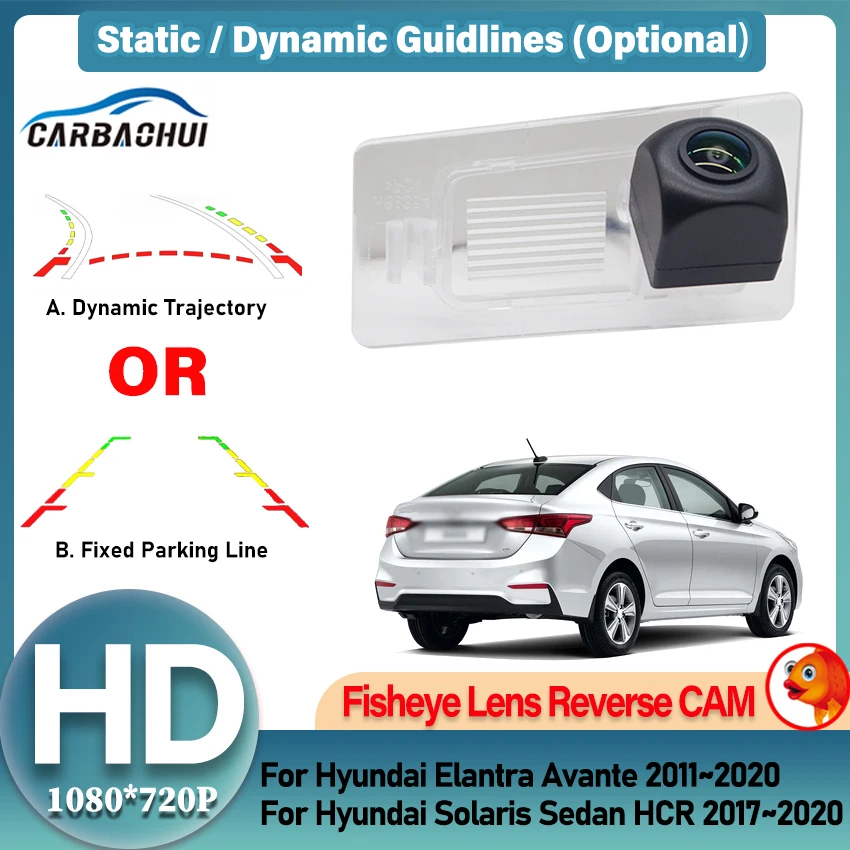 Car Rear View Camera For Hyundai Elantra Avante 2011~2020 Solaris Sedan HCR 2017~2020 HD CCD + High Quality Back Up Camera