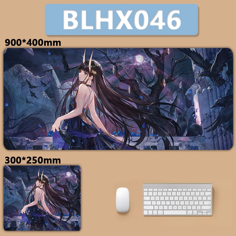 Azur Lane Noshiro XXL Large Mouse Pad Computer Laptop Non-slip Office Keyboard Mats Desk Mat Mousepad