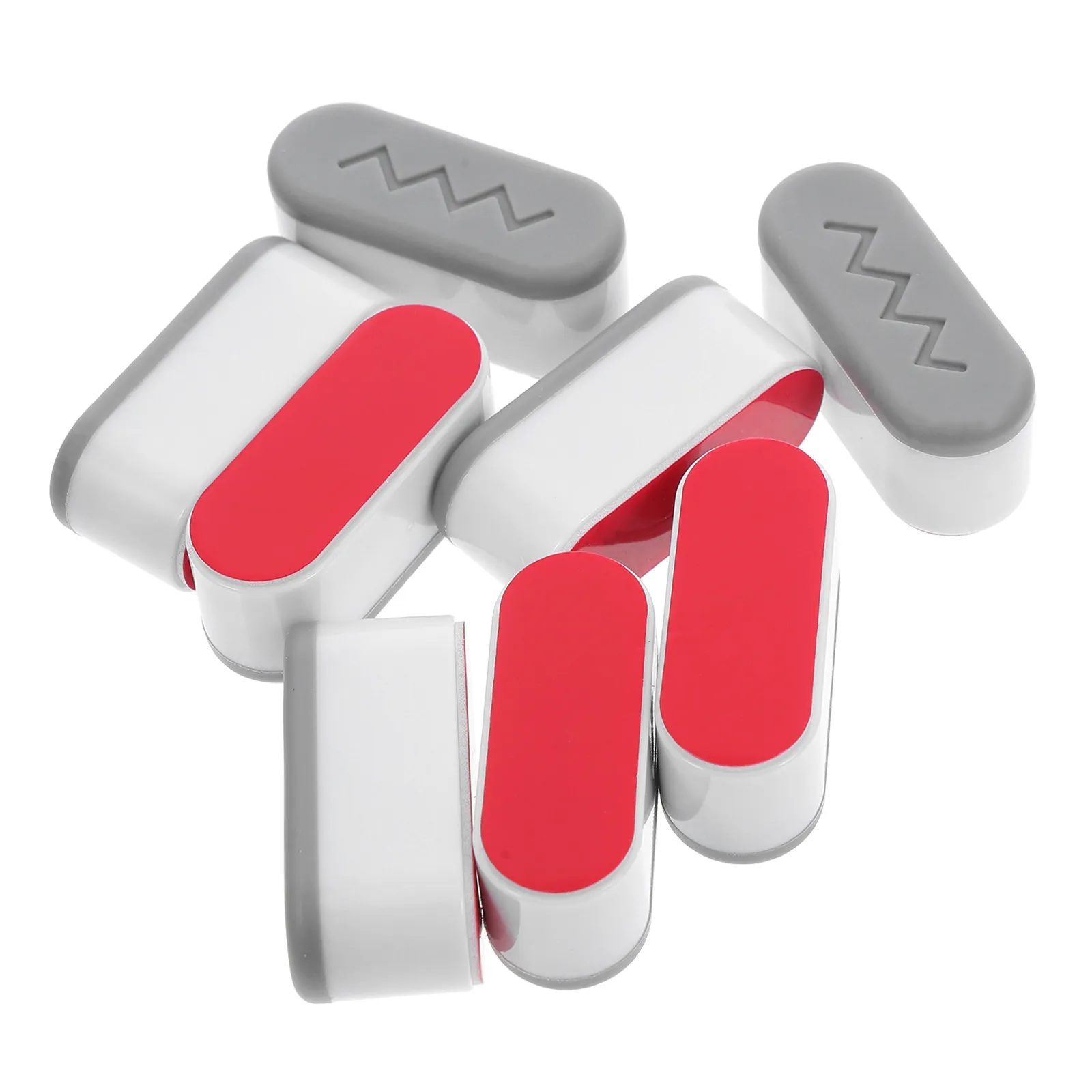 8Pcs Toilet Seat Buffer Pads Quiet Rubber Bumper Cushions Universal Toilet Lid Stabilizers Replacement Soft Close Stopper