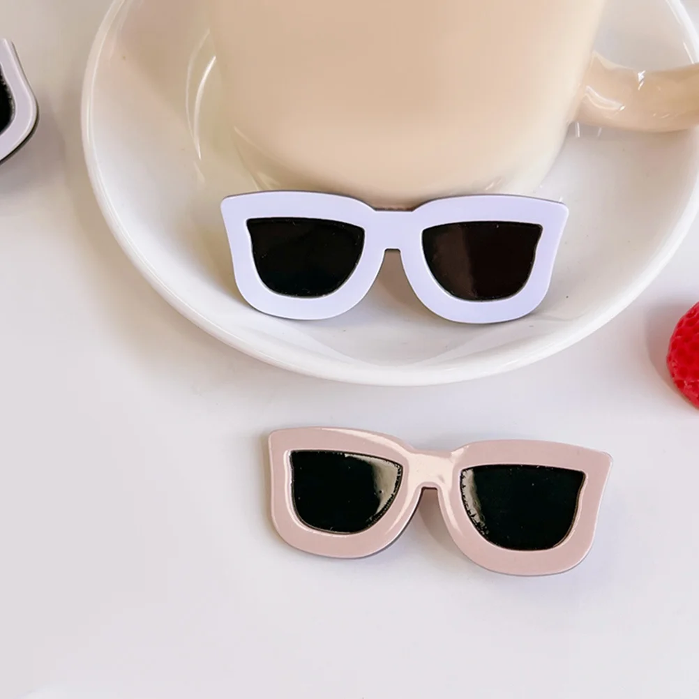 

6Pcs Creative Sunglasses Shaped Hairpins Hair Clips for Funny Lightweight Hair Accessories Perfect for Travel Activities